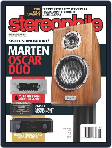Stereophile November 1st, 2020 Digital Back Issue Cover