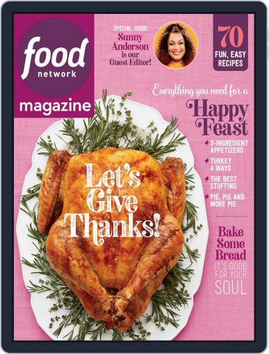 Food Network November 1st, 2020 Digital Back Issue Cover