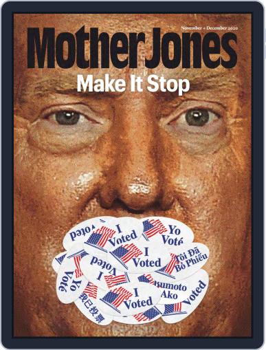 Mother Jones November 1st, 2020 Digital Back Issue Cover