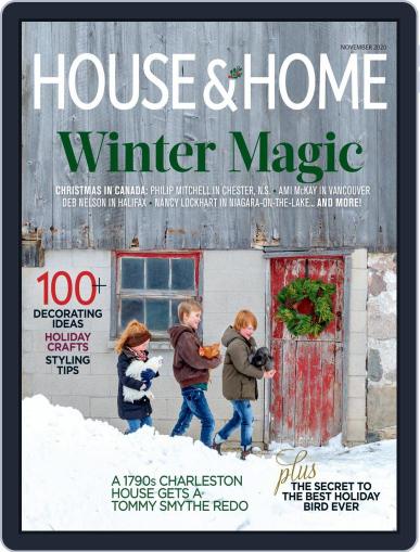 House & Home November 1st, 2020 Digital Back Issue Cover