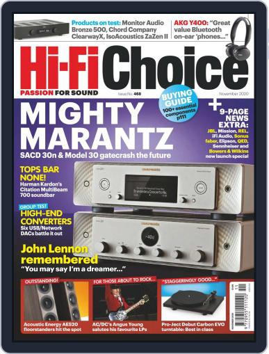 Hi-Fi Choice November 1st, 2020 Digital Back Issue Cover