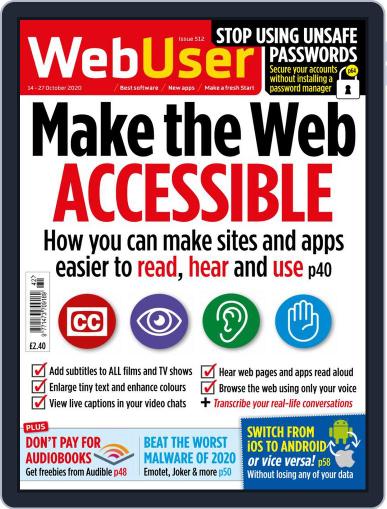Webuser October 14th, 2020 Digital Back Issue Cover