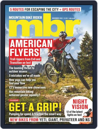 Mountain Bike Rider November 1st, 2020 Digital Back Issue Cover