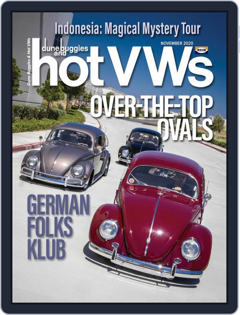 dune buggies and hotVWs November 1st, 2020 Digital Back Issue Cover