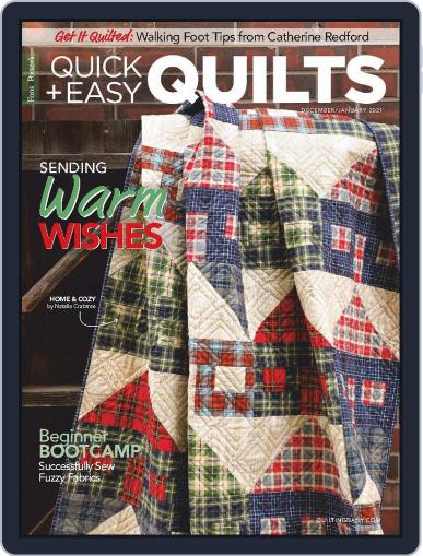 QUICK QUILTS December 1st, 2020 Digital Back Issue Cover