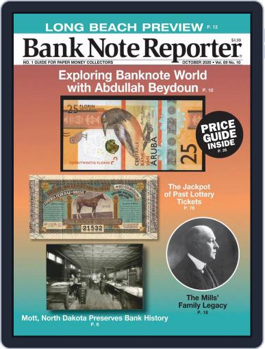 Banknote Reporter October 1st, 2020 Digital Back Issue Cover