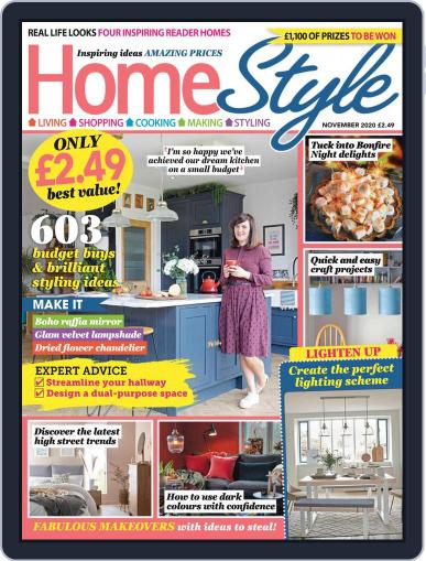 HomeStyle United Kingdom November 1st, 2020 Digital Back Issue Cover