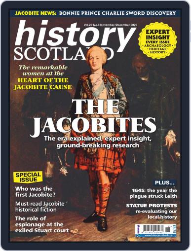 History Scotland November 1st, 2020 Digital Back Issue Cover