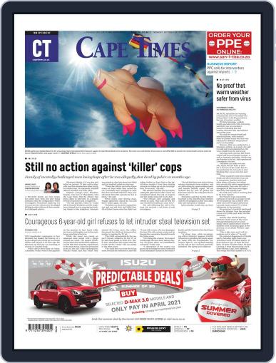 Cape Times October 12th, 2020 Digital Back Issue Cover