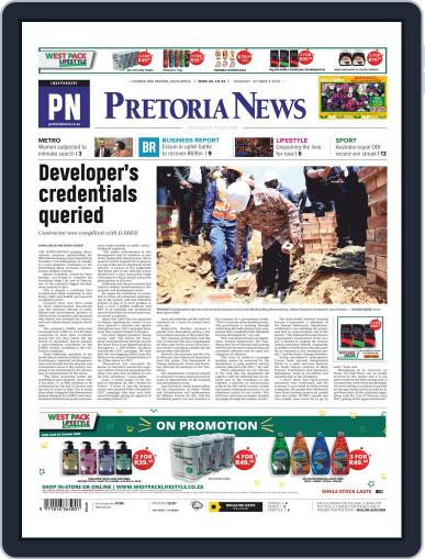 Pretoria News October 8th, 2020 Digital Back Issue Cover