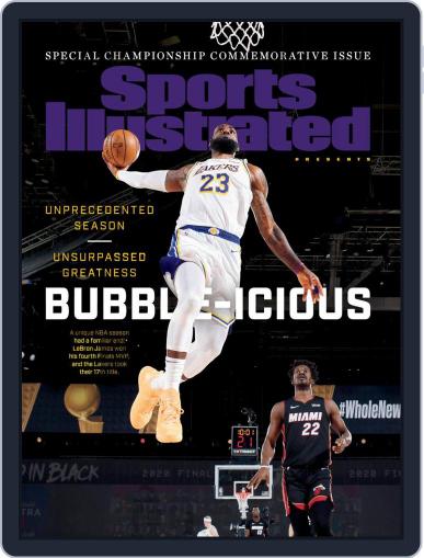 Sports Illustrated NBA Commemorative 2020 October 14th, 2020 Digital Back Issue Cover