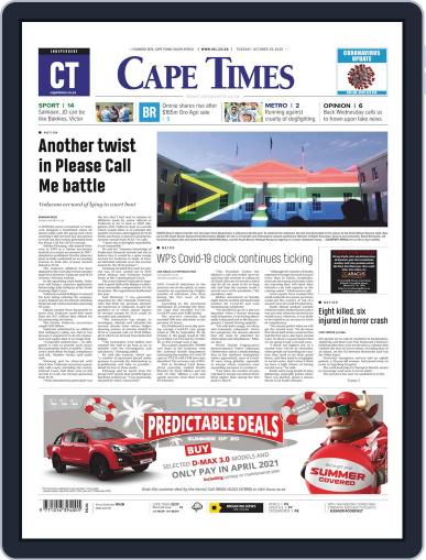 Cape Times October 20th, 2020 Digital Back Issue Cover