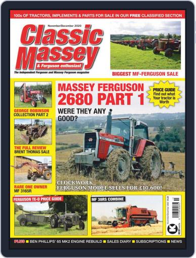 Classic Massey & Ferguson Enthusiast November 1st, 2020 Digital Back Issue Cover
