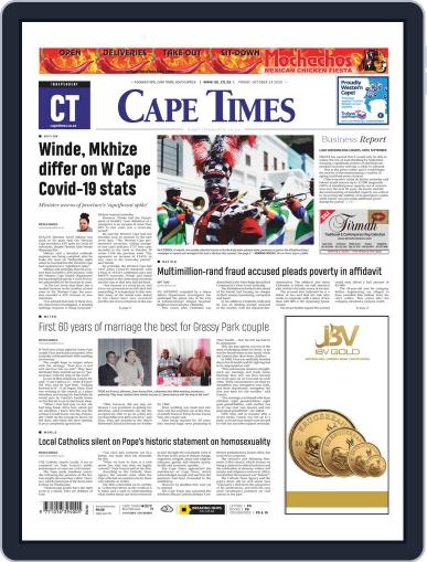 Cape Times October 23rd, 2020 Digital Back Issue Cover