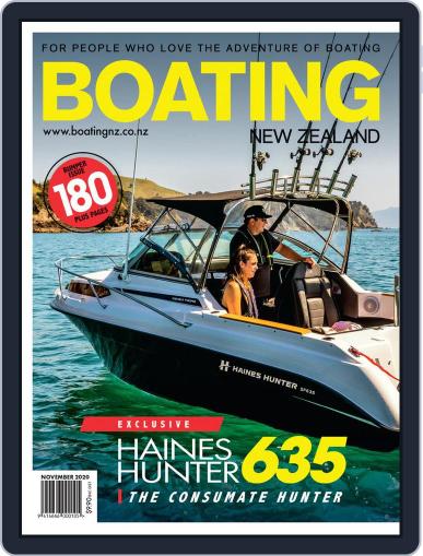 Boating NZ November 1st, 2020 Digital Back Issue Cover
