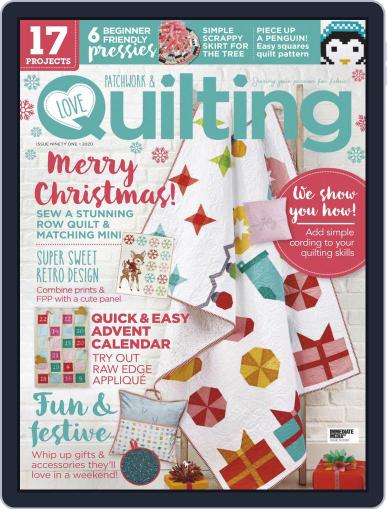 Love Patchwork & Quilting November 1st, 2020 Digital Back Issue Cover