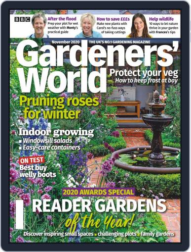 BBC Gardeners' World November 1st, 2020 Digital Back Issue Cover