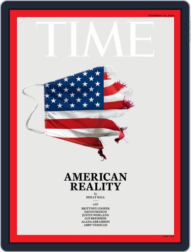 Time Magazine International November 16th, 2020 Digital Back Issue Cover