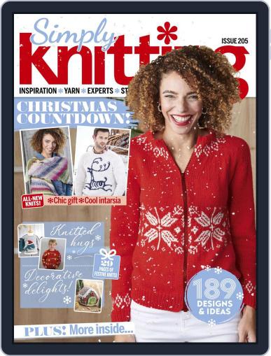 Simply Knitting December 1st, 2020 Digital Back Issue Cover