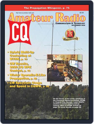 CQ Amateur Radio November 1st, 2020 Digital Back Issue Cover