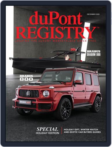 duPont REGISTRY December 1st, 2020 Digital Back Issue Cover