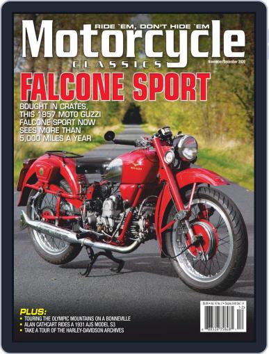 Motorcycle Classics November 1st, 2020 Digital Back Issue Cover