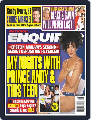 National Enquirer November 16th, 2020 Digital Back Issue Cover