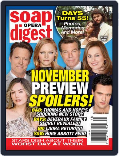 Soap Opera Digest November 9th, 2020 Digital Back Issue Cover