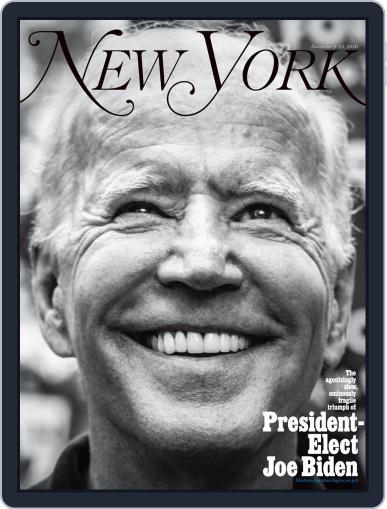 New York November 9th, 2020 Digital Back Issue Cover