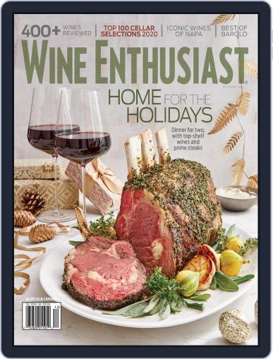 Wine Enthusiast December 1st, 2020 Digital Back Issue Cover