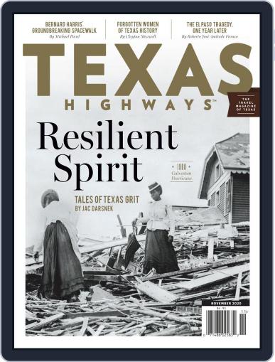 Texas Highways November 1st, 2020 Digital Back Issue Cover
