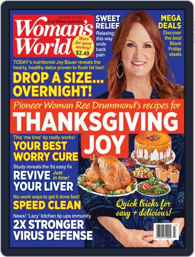 Woman's World November 23rd, 2020 Digital Back Issue Cover