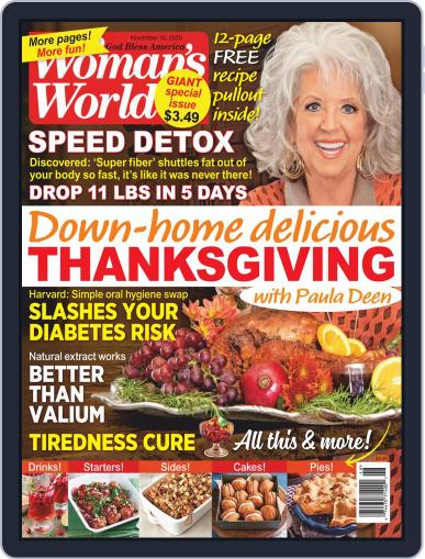 Woman's World November 16th, 2020 Digital Back Issue Cover