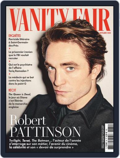Vanity Fair France November 1st, 2020 Digital Back Issue Cover