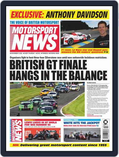 Motorsport News November 5th, 2020 Digital Back Issue Cover