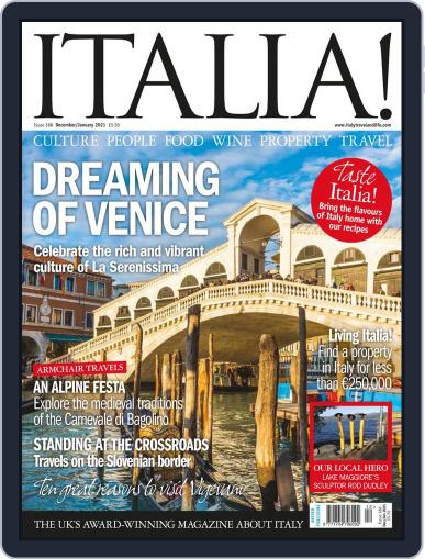 Italia December 1st, 2020 Digital Back Issue Cover