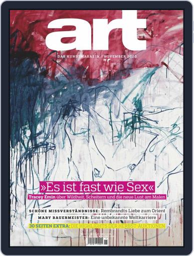 art Magazin November 1st, 2020 Digital Back Issue Cover