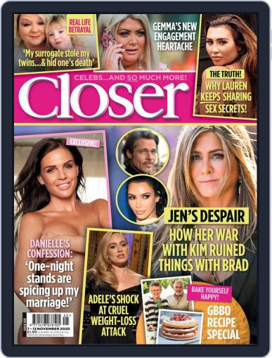 Closer November 7th, 2020 Digital Back Issue Cover