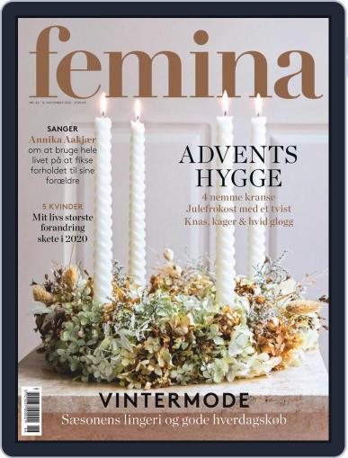 femina Denmark November 12th, 2020 Digital Back Issue Cover