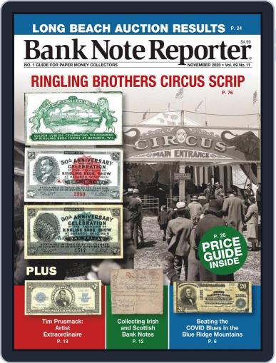 Banknote Reporter November 1st, 2020 Digital Back Issue Cover