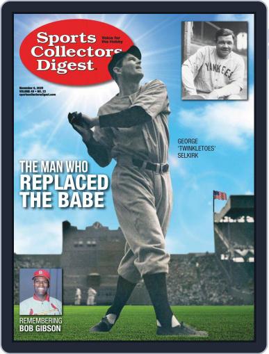 Sports Collectors Digest November 6th, 2020 Digital Back Issue Cover