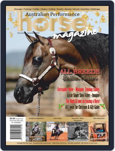 Australian Performance Horse November 1st, 2020 Digital Back Issue Cover