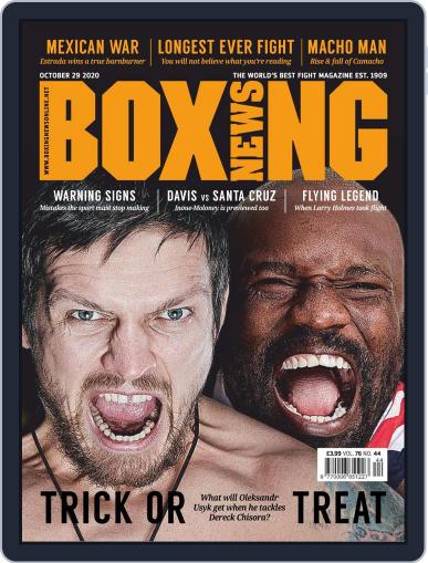 Boxing News October 29th, 2020 Digital Back Issue Cover