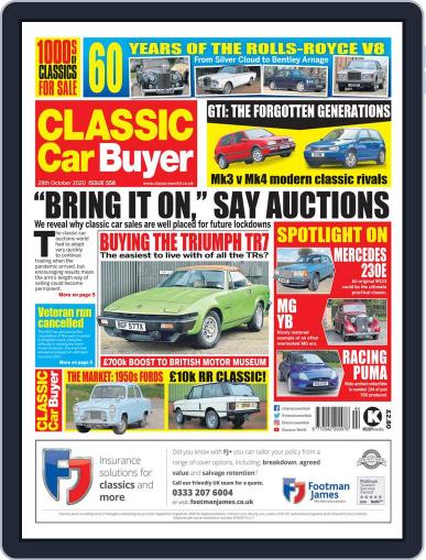 Classic Car Buyer October 28th, 2020 Digital Back Issue Cover