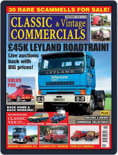 Classic & Vintage Commercials November 1st, 2020 Digital Back Issue Cover