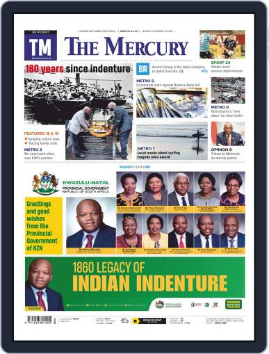 Mercury November 16th, 2020 Digital Back Issue Cover