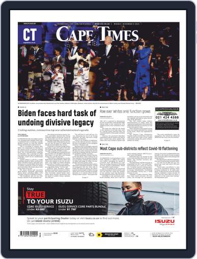 Cape Times November 9th, 2020 Digital Back Issue Cover