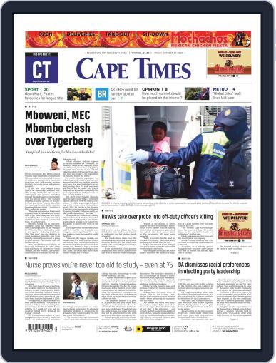 Cape Times October 30th, 2020 Digital Back Issue Cover