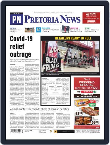 Pretoria News November 13th, 2020 Digital Back Issue Cover