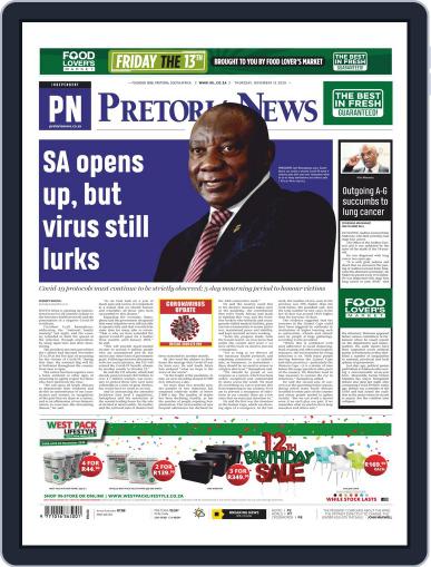 Pretoria News November 12th, 2020 Digital Back Issue Cover
